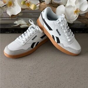 Reebok Classic White and Black Shoes